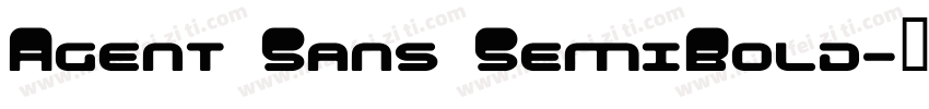Agent Sans SemiBold字体转换